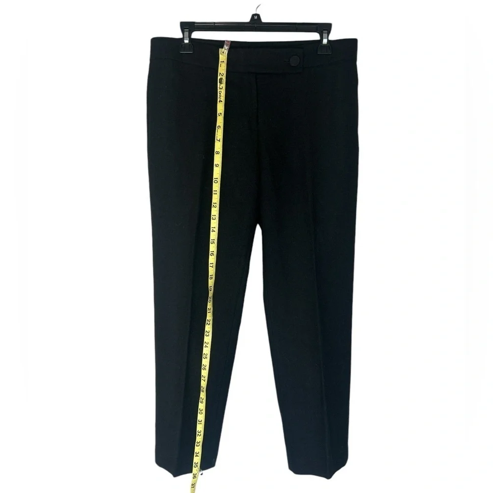 J. Crew City Fit black 100% wool pants size 8